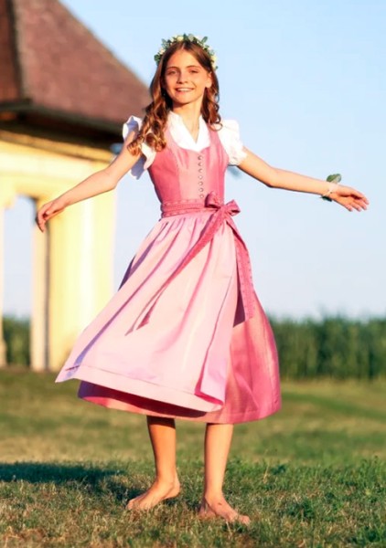 Madl-Dirndl „Olivia“, rosa, Wenger