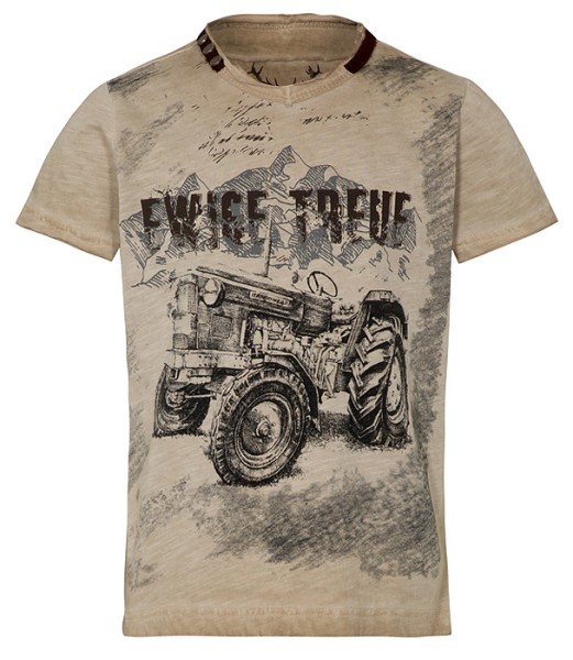Kinder T-Shirt "Alwin", beige, Hangowear