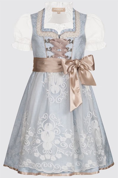 Kinderdirndl „Elana“, hellblau, Krüger