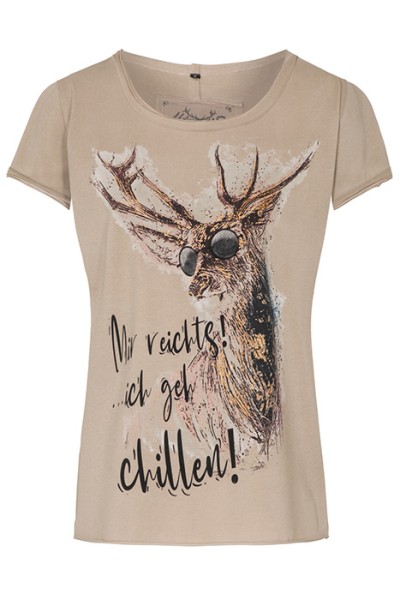 Damenshirt „Wilka“, beige, hangowear