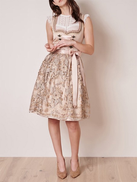 Midi-Dirndl „Liela“, beige, Krüger