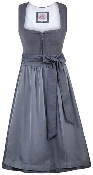 Dirndl "Lichtenfels", taubenblau, Marjo
