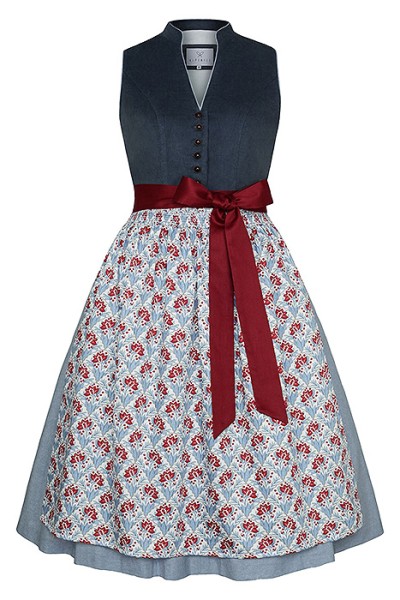 Dirndl "Jana", blau, Alpenfee