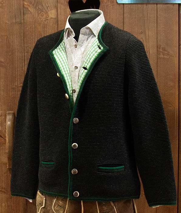 dirndl gestrickte trachtenjacke herren