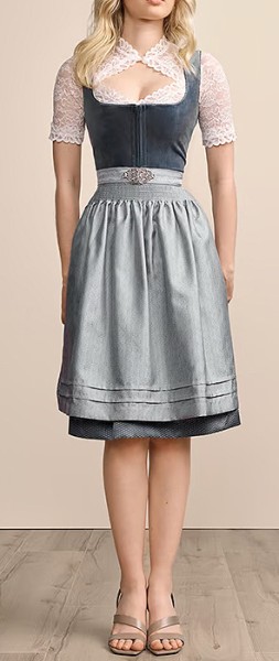 Midi-Dirndl "Aurela", hellblau, Krüger
