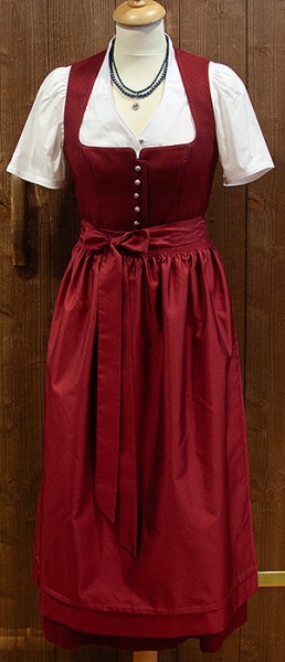 Dirndl "Anna", rot, 80cm, Wenger