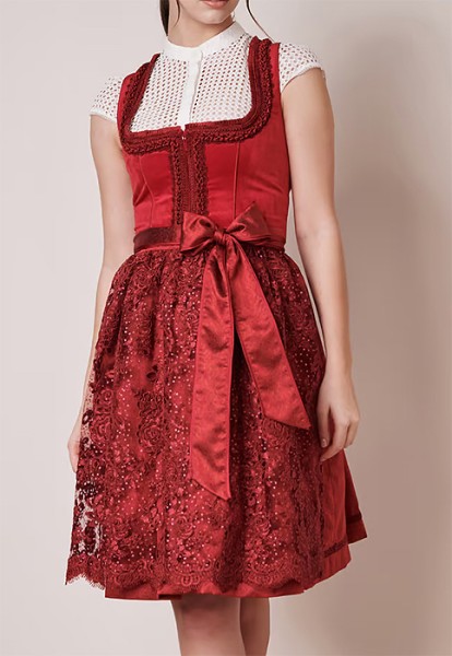 Midi-Dirndl "Elma", rot, Krüger