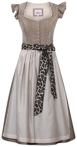 Dirndl "Oberhofen", sand/leo, Marjo