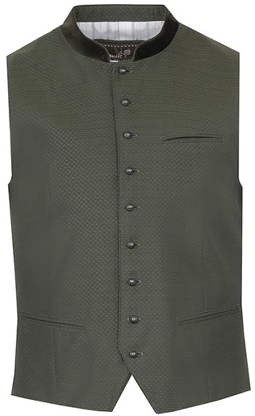 Trachtenweste "Wattendorf", olive, Marjo