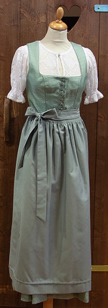 Dirndl "Sophia", meergrün, 90cm, Wenger