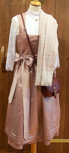 Midi-Dirndl, rosa, Trachtn-Bäda