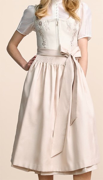 Dirndl "Lunara", beige, 70cm, Krüger