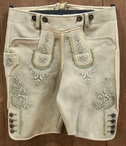 Lederhose "Almkogel, Hirsch, glacier, Meindl