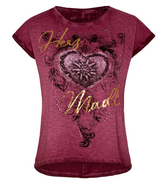 Damenshirt "Dilara" weinrot, Hangowear
