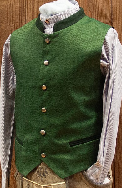 Kinderweste dunkelgrün, Isar Trachten