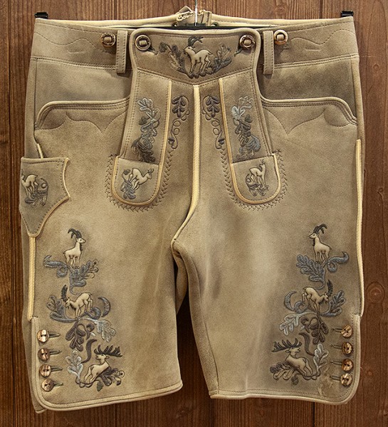 Kurze Lederhose „Steinkogel“, dust, Meindl