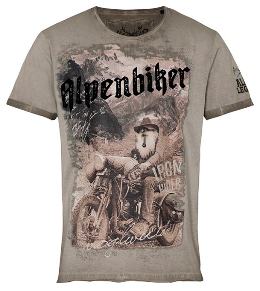Herrenshirt "Yogi", greige, Hangowear