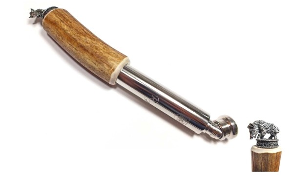 Lederhos'n Held, der Flachmann für die Lederhose - Wildsau