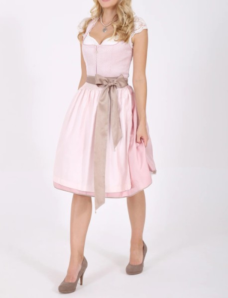 Midi-Dirndl „Polina“, rosé, Krüger