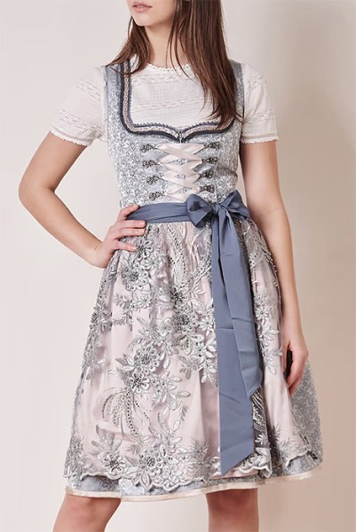 Midi-Dirndl „Aria“ grau, Krüger