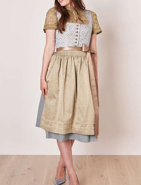 Midi-Dirndl „Carsta“, grau, Krüger