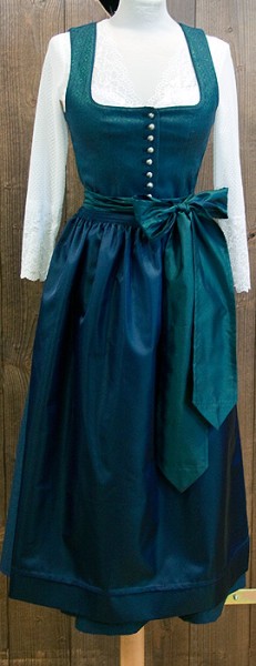Langes Dirndl "Ronja", dunkelgrün, Wenger
