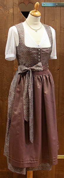 Dirndl, rosenholz, 80cm, Trachtn Bäda