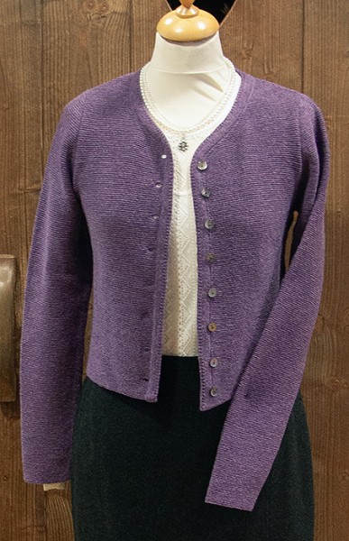 kurze Strickjacke "Doris", lila, Kaiser Franz Josef