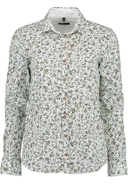 Trachtenbluse khaki, schlamm, Gipfelstürmer