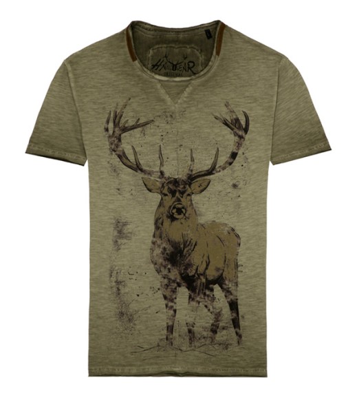 Herrenshirt "Günther", oliv, hangOwear