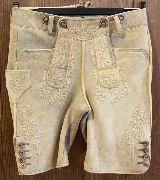Kurze Lederhose „Weitenfels Urform“, glacier, Meindl