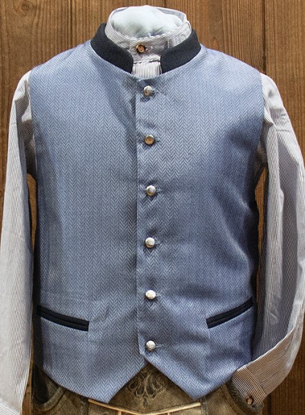 Kinderweste hellblau, Isar Trachten