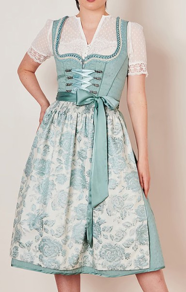 Midi-Dirndl "Abella", türkis, Krüger