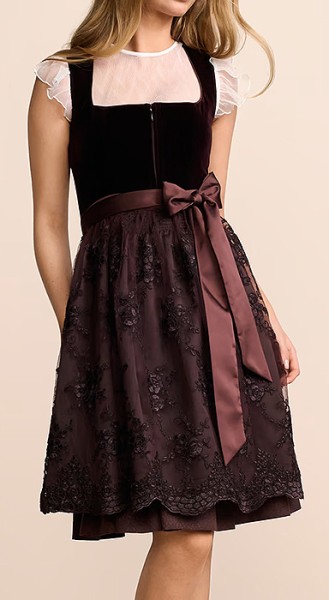 Dirndl "Tanya", bordeaux, Krüger