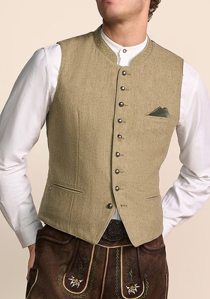Herrenweste „Alessio“, schilf, Krüger